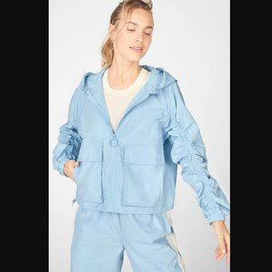 Fabletics Norah Track Jacket XXS Light Blue